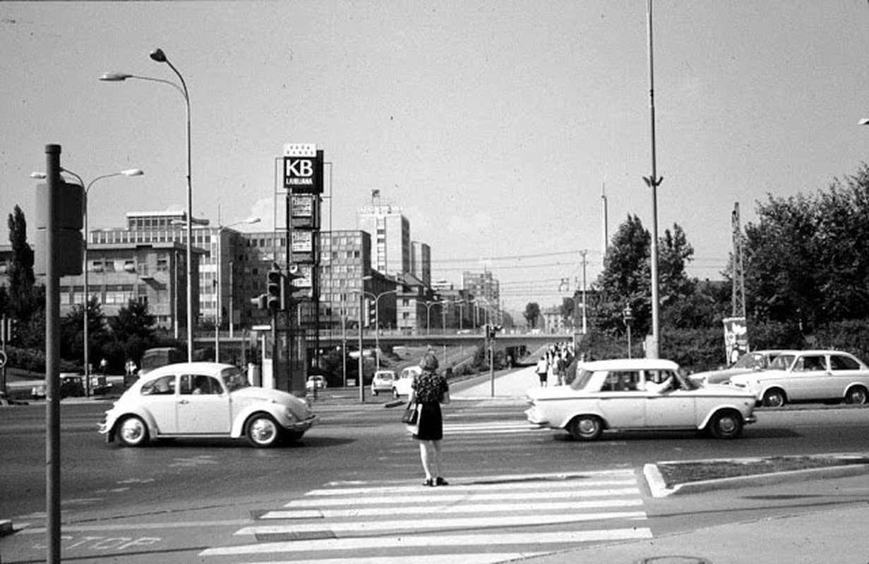 Anh ve Thu do Ljubljana, Slovenia dau thap nien 1960